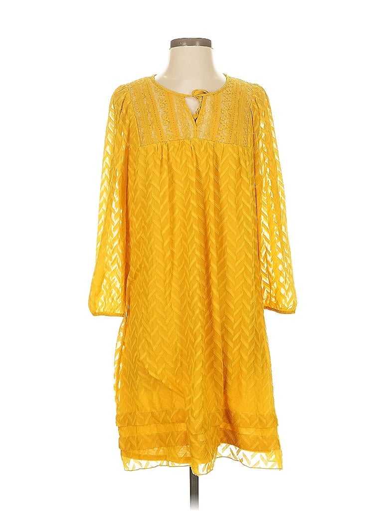 Pre-owned One September Casual Dress In Yellow