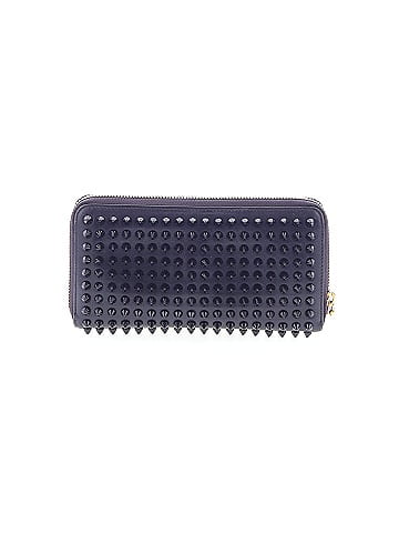 Christian Louboutin Spiked Zip Around Leather Wallet (view 1)