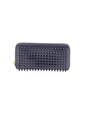 Christian Louboutin Spiked Zip Around Leather Wallet (view 2)
