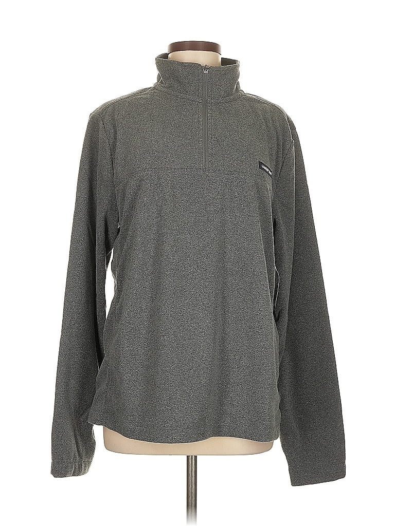 Pre-owned Lands' End Sweatshirt In Gray