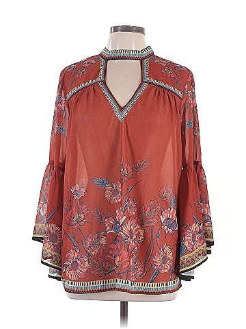 Flying Tomato 3/4 Sleeve Blouse (view 1)