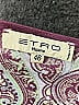 ETRO 100% Polyester Paisley Purple Short Sleeve T-Shirt Size EU (IT) 46 / US 10 - photo 3