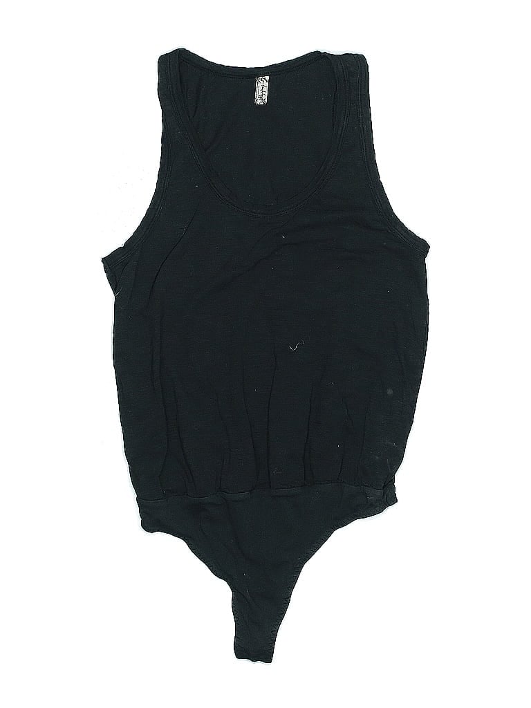 Pre-owned Intimately By Free People Bodysuit In Black