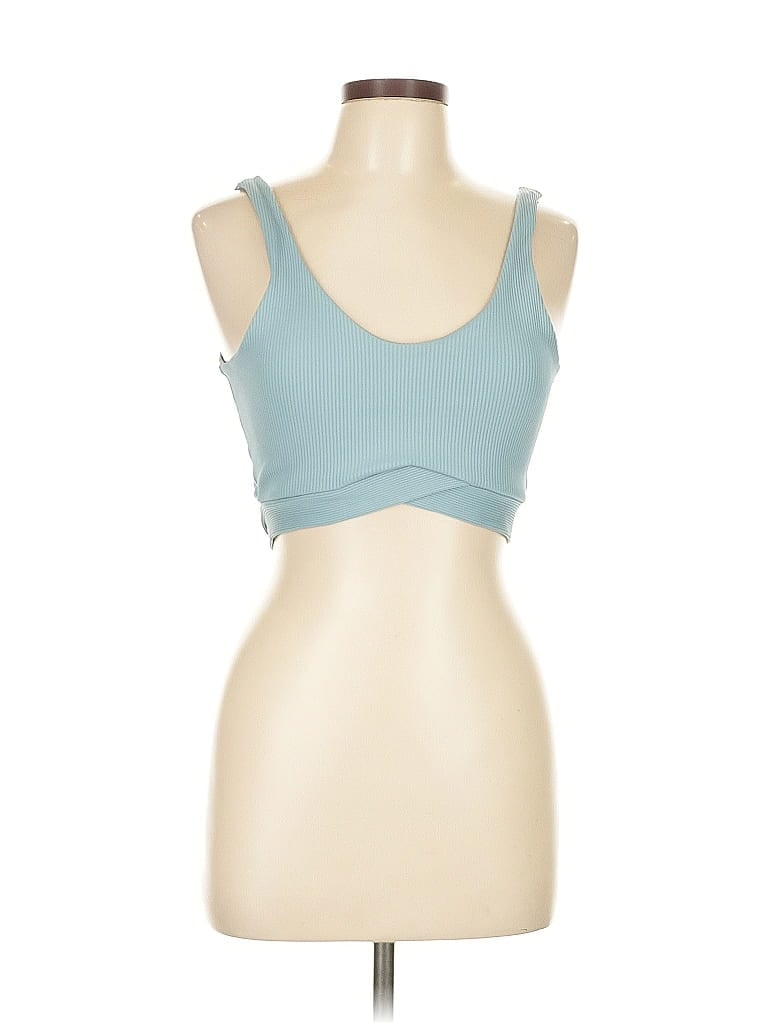 Pre-owned Love Tree Sleeveless Top Blue Sweetheart Neckline Tops