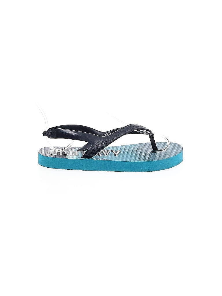 Pre-owned Old Navy Kids' Flip Flops In Blue
