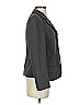 DKNY Chevron-herringbone Gray Wool Blazer Size 2 - photo 4