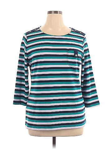 Karen Scott Sport 3/4 Sleeve Top (view 1)
