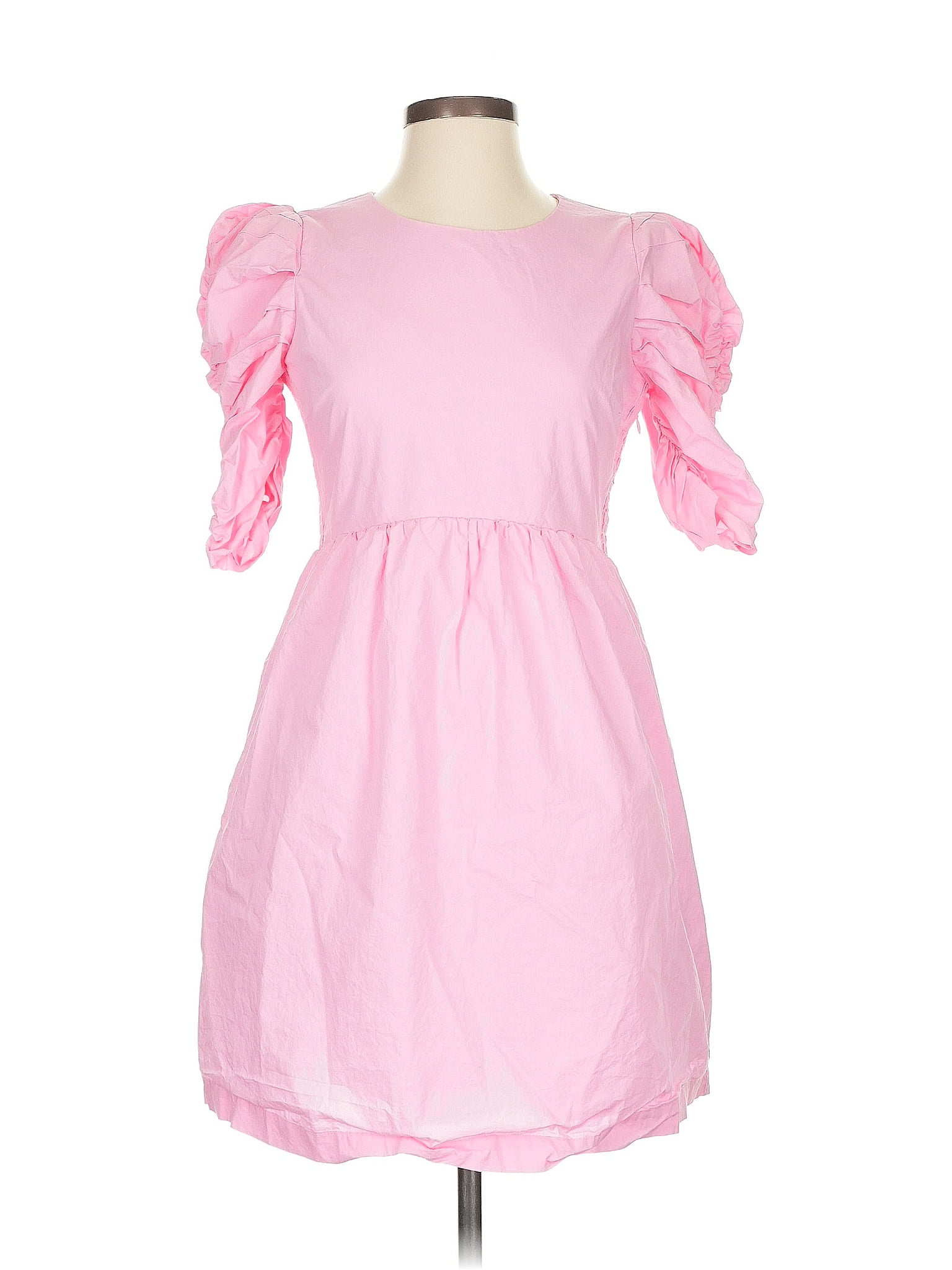 HYACINTH HOUSE 100% Cotton Pink Casual Dress Size S