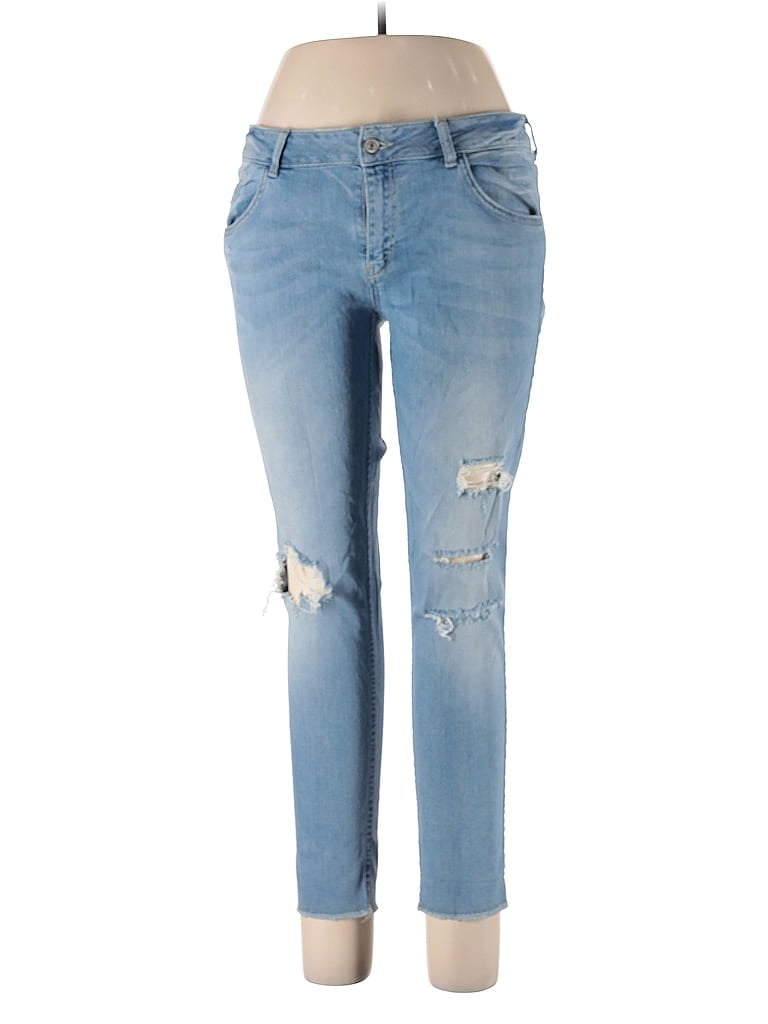 Pre-owned Zara Jeans In Blue