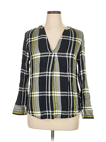 Soho JEANS NEW YORK & COMPANY 3/4 Sleeve Blouse (view 1)