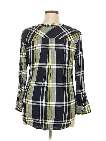 Soho JEANS NEW YORK & COMPANY 3/4 Sleeve Blouse (view 2)