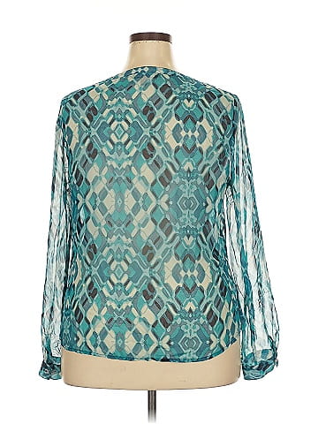 Newport News Long Sleeve Blouse (view 2)