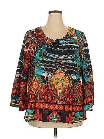 North Style 3/4 Sleeve Blouse (view 1)