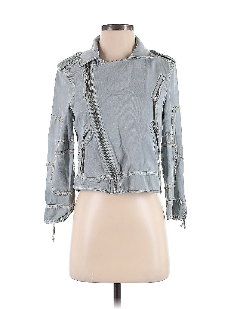 Pre-owned Pam & Gela Jacket In Gray