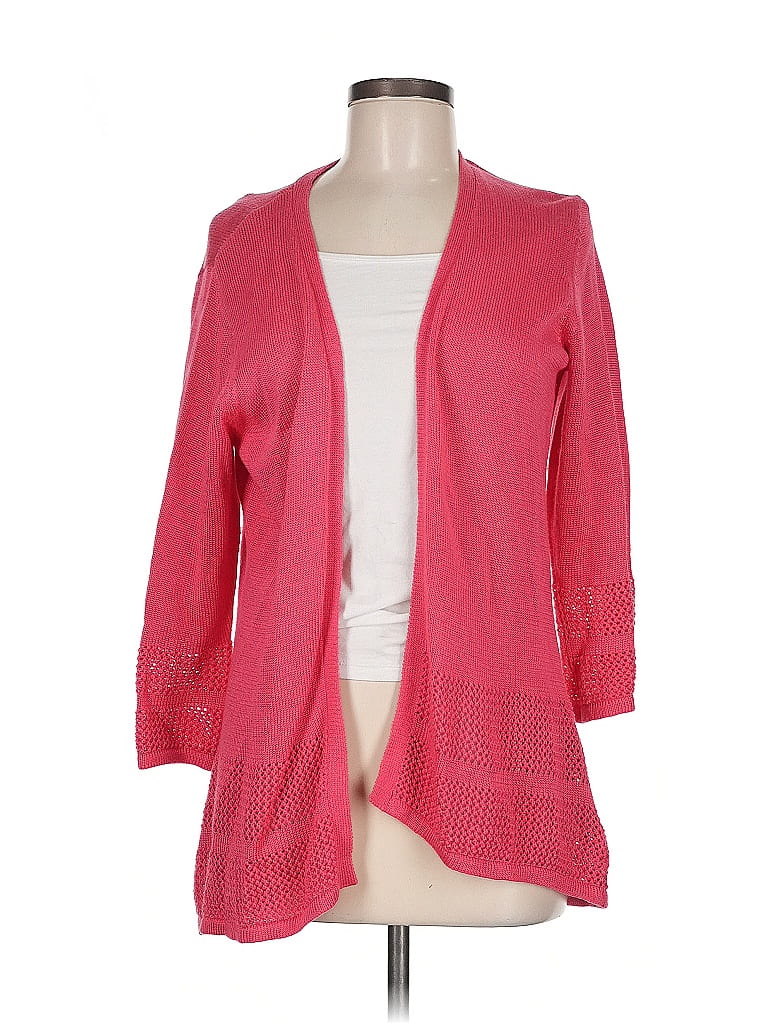 JM Collection Pink Cardigan Size M - photo 1