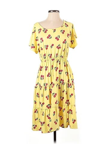 Perfect Peach Casual Dress (view 1)