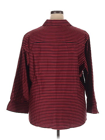 Foxcroft 3/4 Sleeve Button-Down Shirt (view 2)