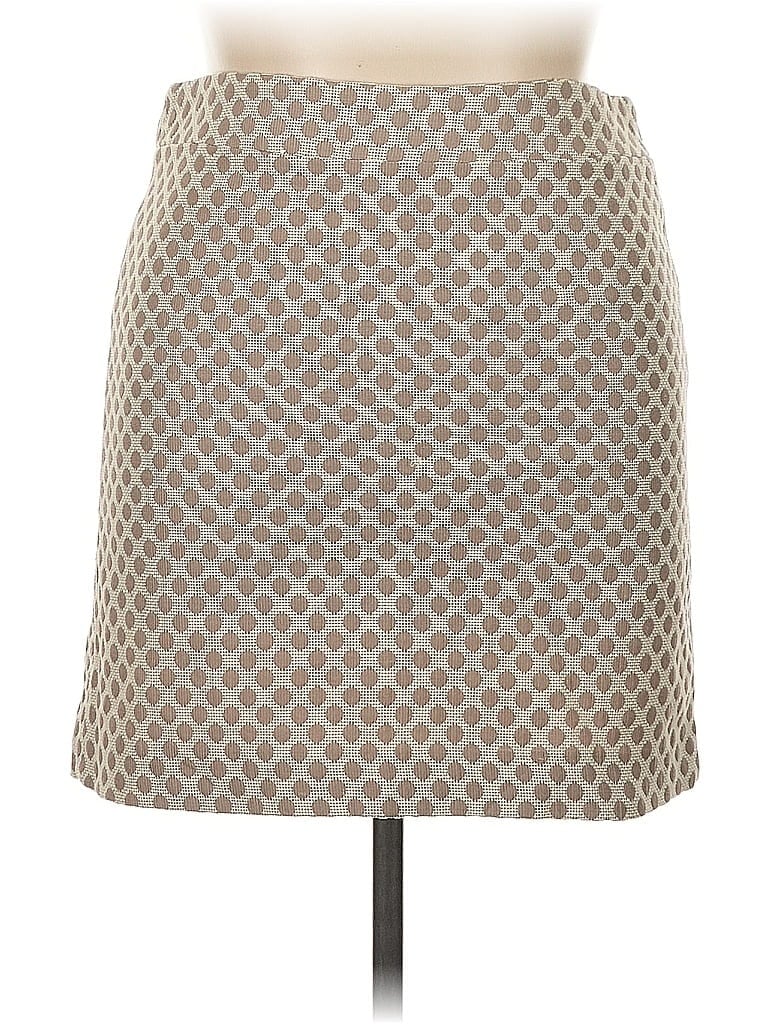 Pre-owned Ann Taylor Loft Outlet Casual Skirt In Brown