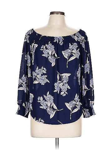 Express Outlet 3/4 Sleeve Blouse (view 1)