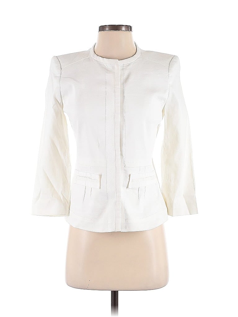 Pre-owned Elie Tahari Jacket In White