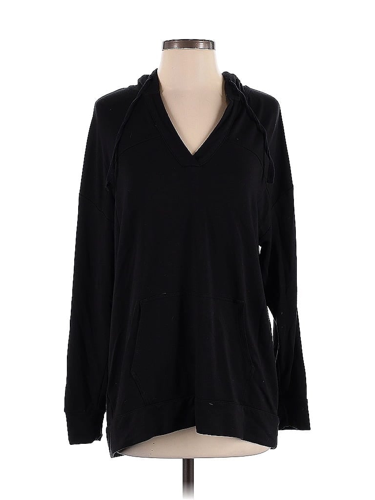 Pre-owned Lou & Grey Pullover Hoodie In Black