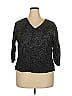 Laura Ashley Black 3/4 Sleeve Top Size 2X - photo 1