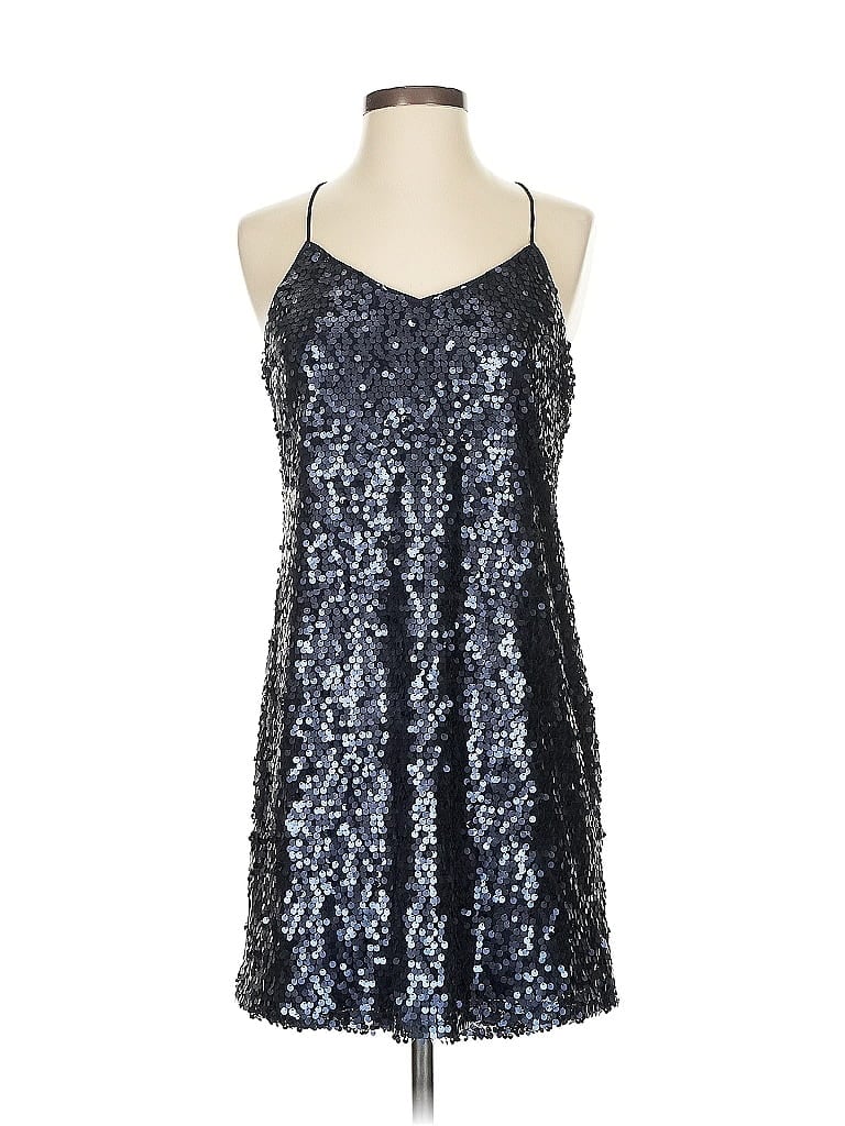 Pre-owned Express Sleeveless Blouse In Blue