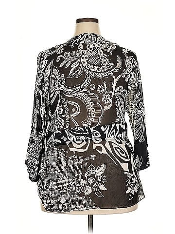 ECI 3/4 Sleeve Blouse (view 2)