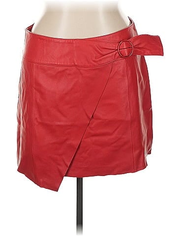 Gianni Bini Faux Leather Skirt (view 1)