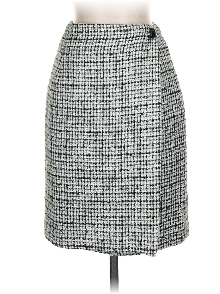 Pre-owned Compagnie Internationale Express Formal Skirt In Gray