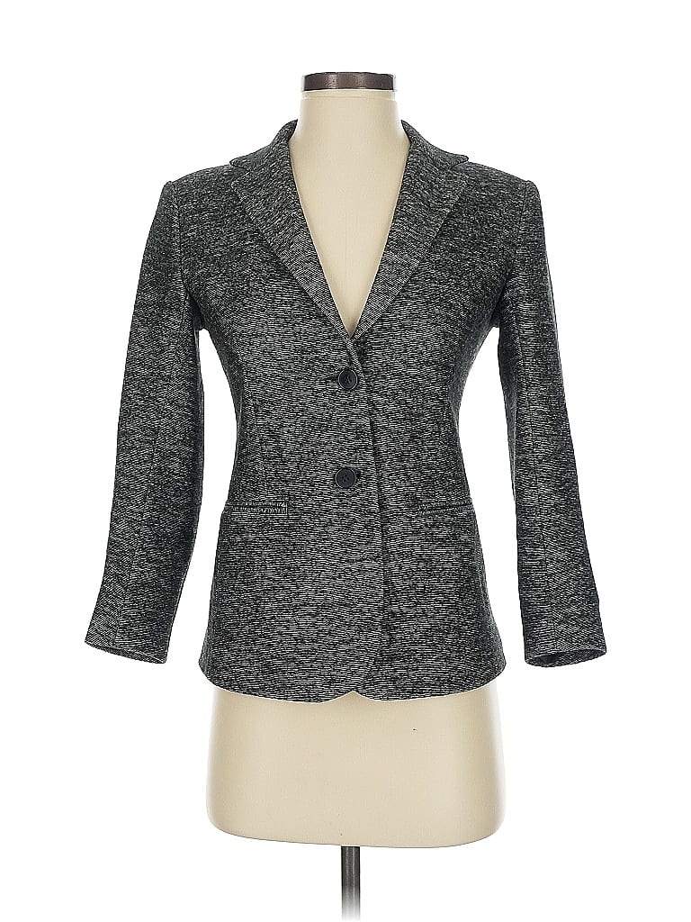 Pre-owned Theory Wool Blazer Jacket In Black