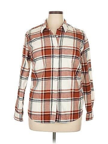 Weatherproof Long Sleeve Button-Down Shirt (view 1)