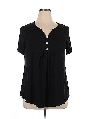 Cathy Short Sleeve Henley (view 1)