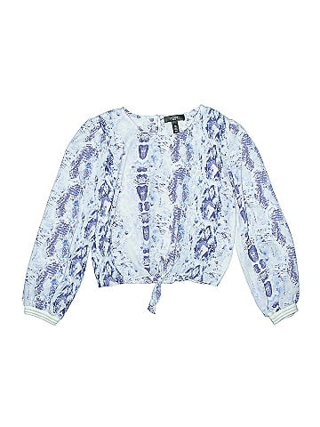 Aqua 3/4 Sleeve Blouse (view 1)