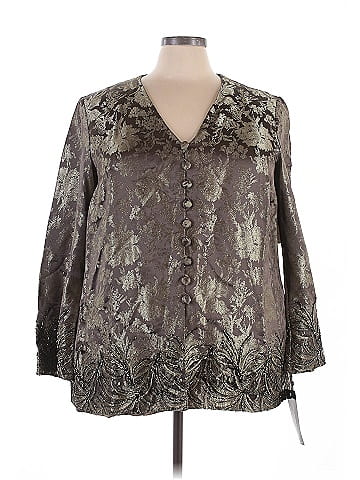Carmen Carmen Marc Valvo 3/4 Sleeve Blouse (view 1)