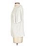 Naked Zebra 100% Polyester Ivory Short Sleeve Blouse Size S - photo 5