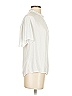 Naked Zebra 100% Polyester Ivory Short Sleeve Blouse Size S - photo 4