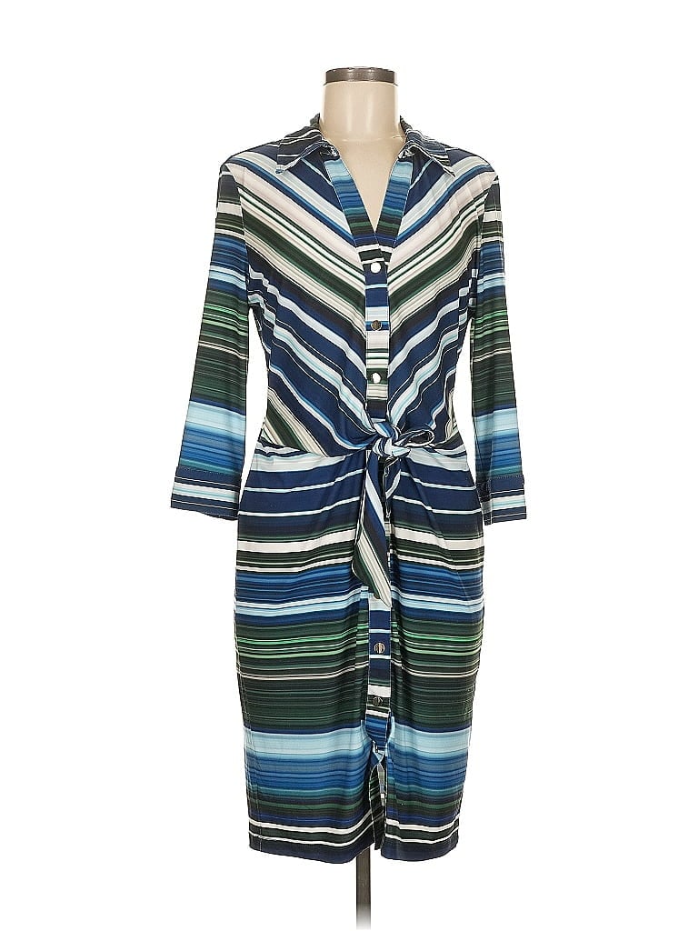 Pre-owned T Tahari Casual Dress In Blue