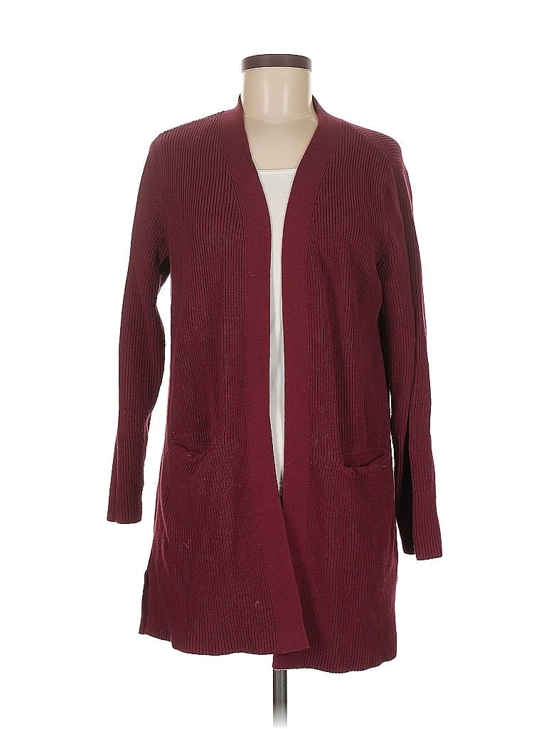 Pre-owned Old Navy Cardigan Sweater In Burgundy