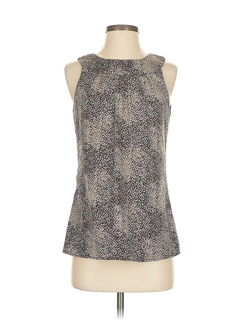 Pre-owned Banana Republic Sleeveless Blouse In Brown