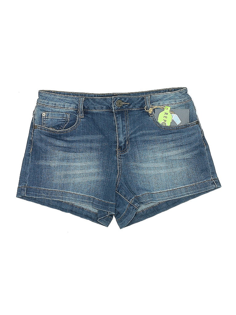 Pre-owned Indigo Rein Denim Shorts In Blue