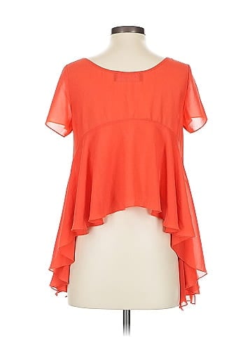 Akira Chicago Red Label Short Sleeve Blouse (view 2)