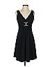 Georgiou Studio Solid Black Casual Dress Size S - photo 1