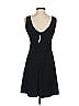 Georgiou Studio Solid Black Casual Dress Size S - photo 2