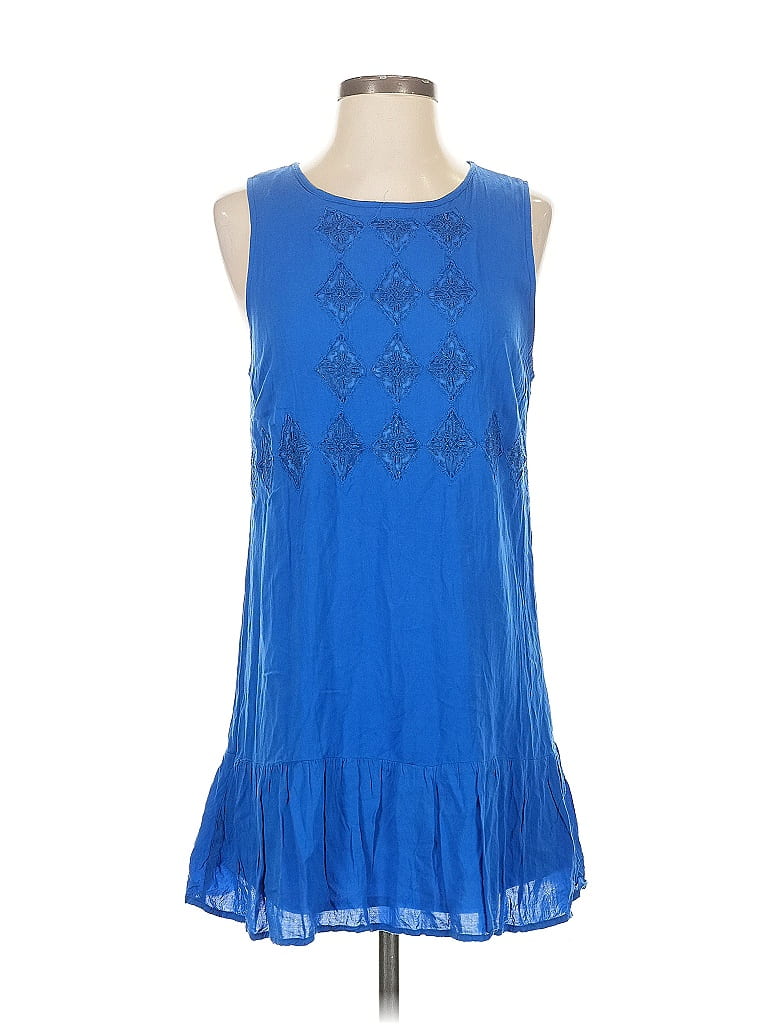 West 36 100% Rayon Blue Casual Dress Size S - photo 1