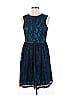 Ivy & Blu 100% Polyester Teal Cocktail Dress Size 8 - photo 1