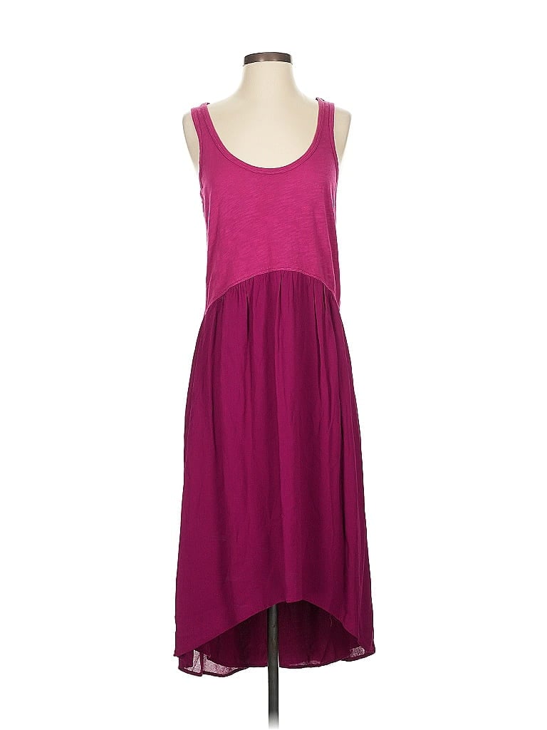 Pre-owned Left Of Center Casual Dress In Burgundy