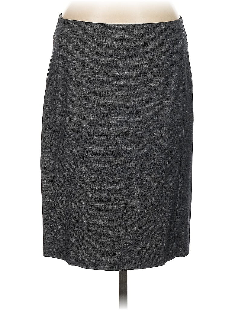 Pre-owned Ann Taylor Loft Casual Skirt In Gray