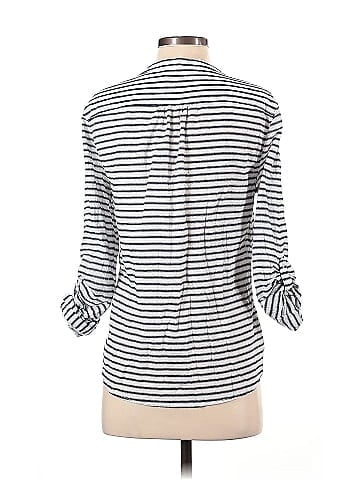 Carve Designs 3/4 Sleeve Button-Down Shirt (view 2)