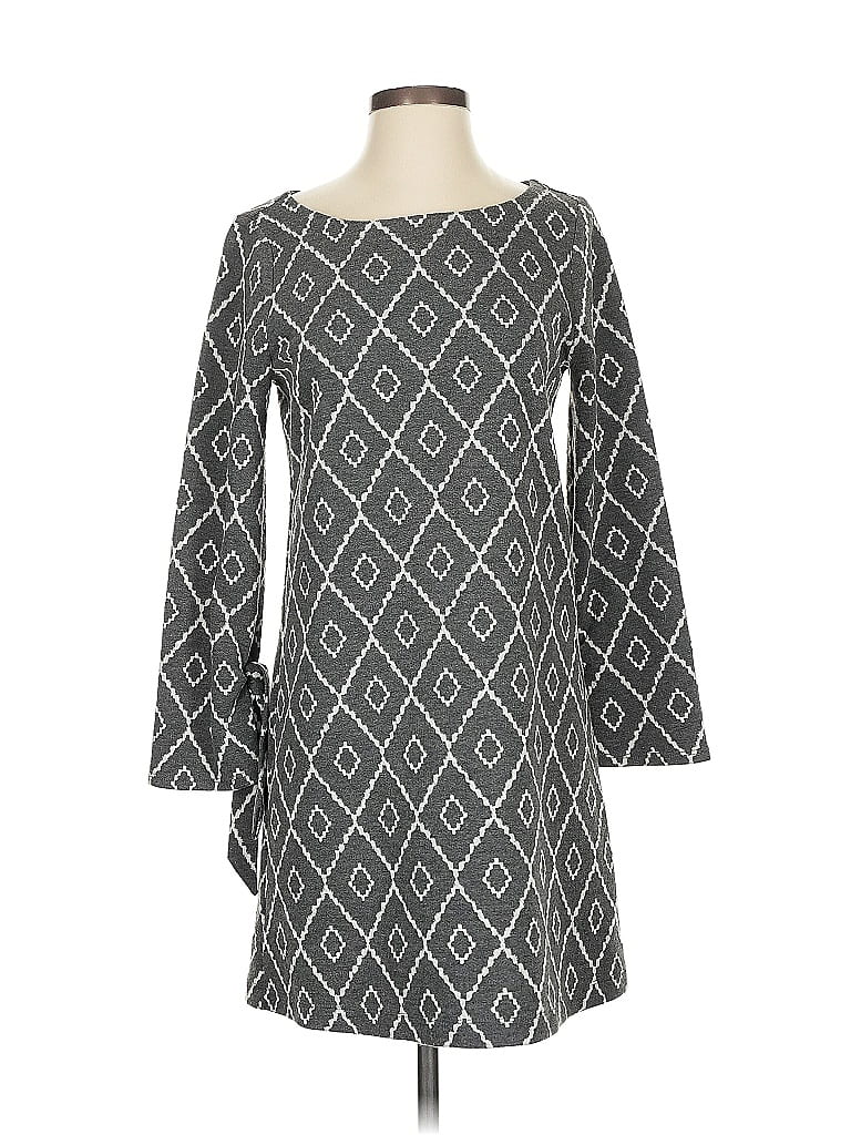 Pre-owned Ann Taylor Loft Casual Dress In Gray